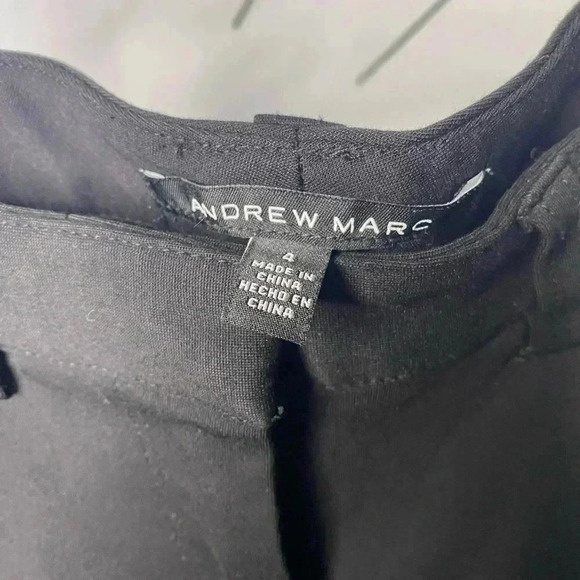 Andrew Marc Black Stretchy Minimalist Skinny Pants - Picture 4 of 5
